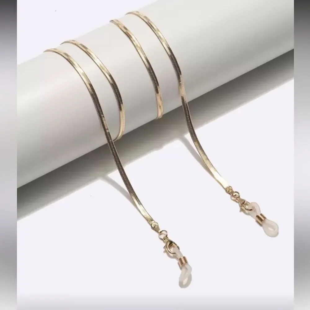 Elegant Gold Eyewear Chain S1210